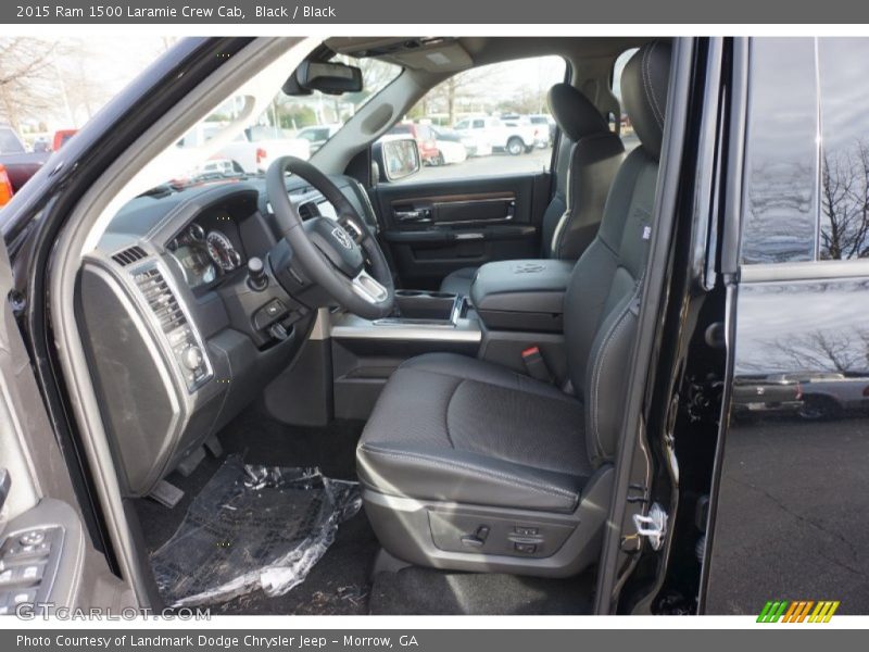 Black / Black 2015 Ram 1500 Laramie Crew Cab