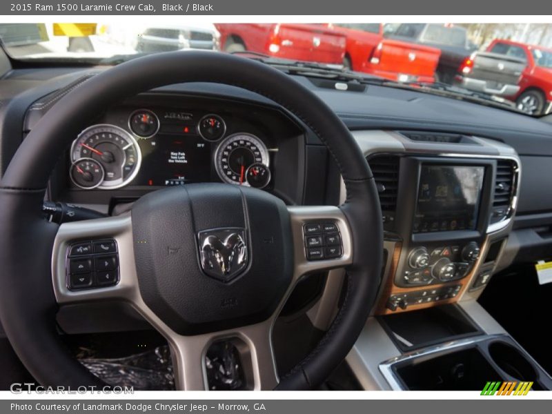 Black / Black 2015 Ram 1500 Laramie Crew Cab