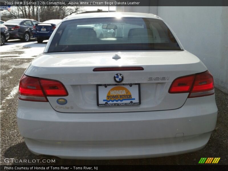Alpine White / Cream Beige Dakota Leather 2009 BMW 3 Series 328i Convertible