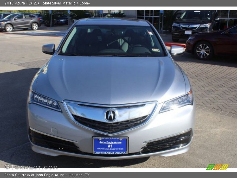 Slate Silver Metallic / Ebony 2015 Acura TLX 2.4