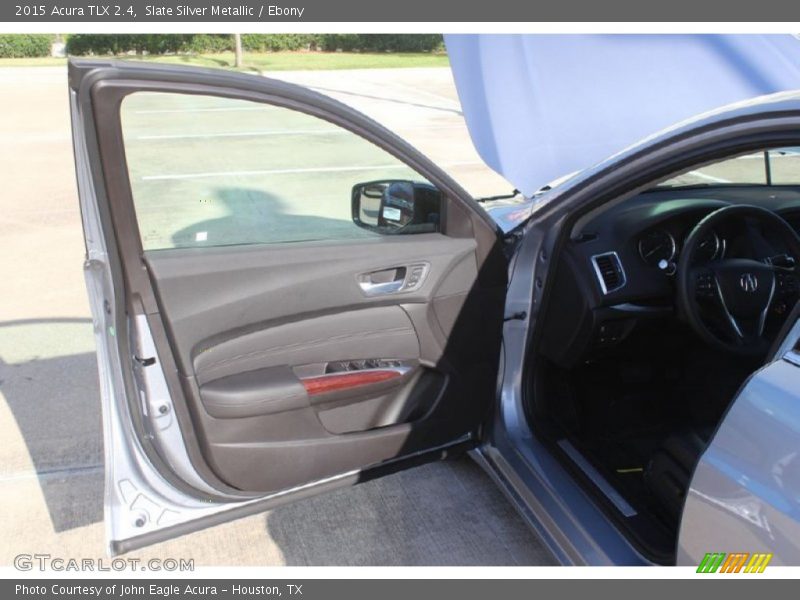 Slate Silver Metallic / Ebony 2015 Acura TLX 2.4