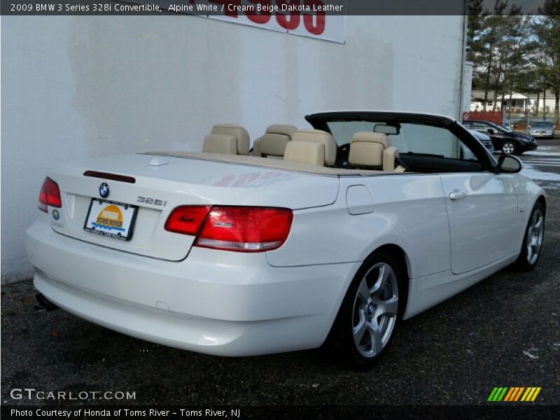 Alpine White / Cream Beige Dakota Leather 2009 BMW 3 Series 328i Convertible