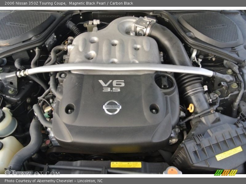 Magnetic Black Pearl / Carbon Black 2006 Nissan 350Z Touring Coupe