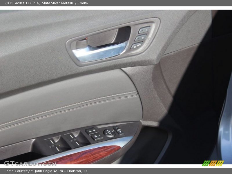 Slate Silver Metallic / Ebony 2015 Acura TLX 2.4