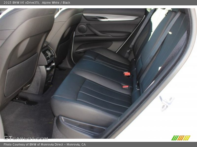 Alpine White / Black 2015 BMW X6 xDrive35i