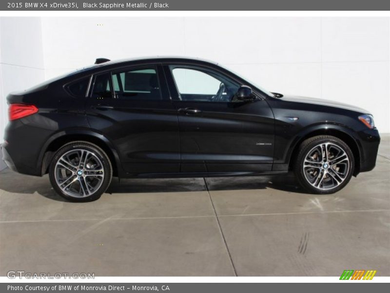 Black Sapphire Metallic / Black 2015 BMW X4 xDrive35i