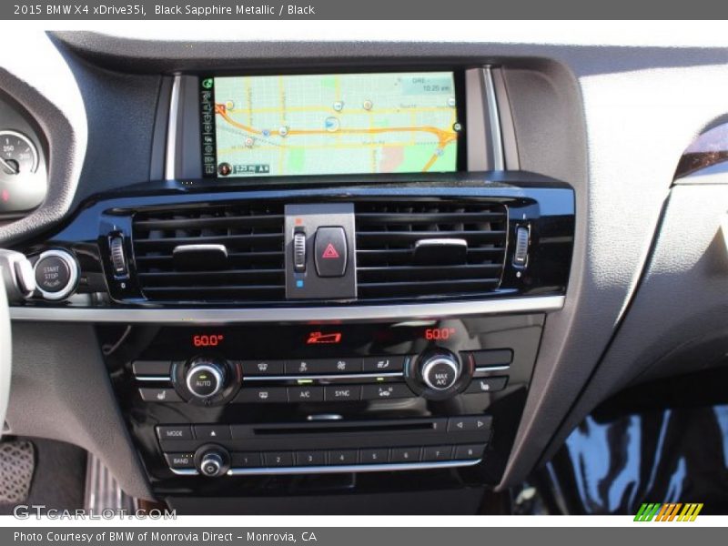 Black Sapphire Metallic / Black 2015 BMW X4 xDrive35i