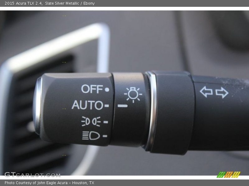 Slate Silver Metallic / Ebony 2015 Acura TLX 2.4