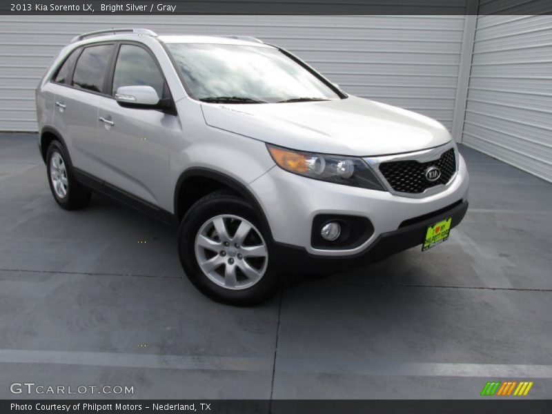 Bright Silver / Gray 2013 Kia Sorento LX