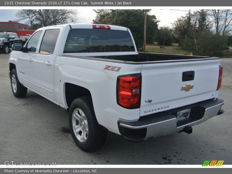Summit White / Jet Black 2015 Chevrolet Silverado 1500 LT Z71 Crew Cab