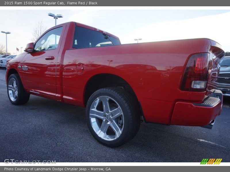 Flame Red / Black 2015 Ram 1500 Sport Regular Cab