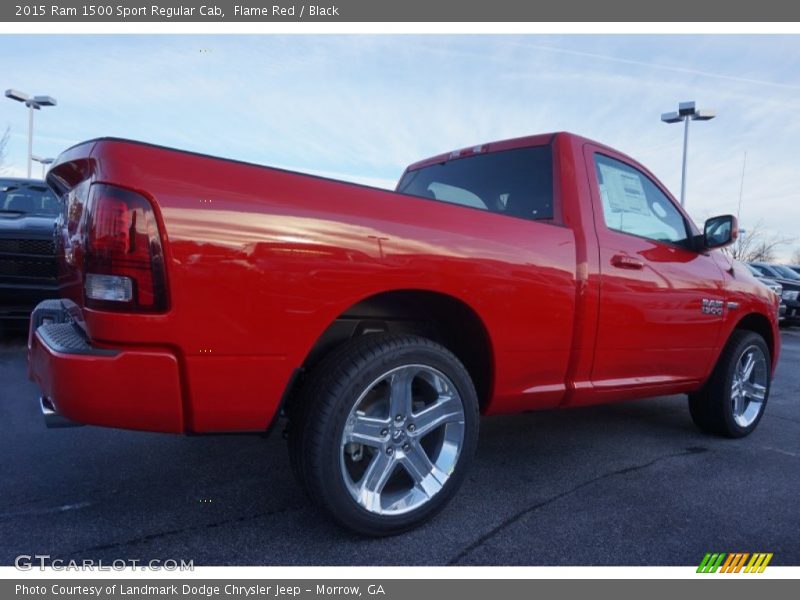 Flame Red / Black 2015 Ram 1500 Sport Regular Cab