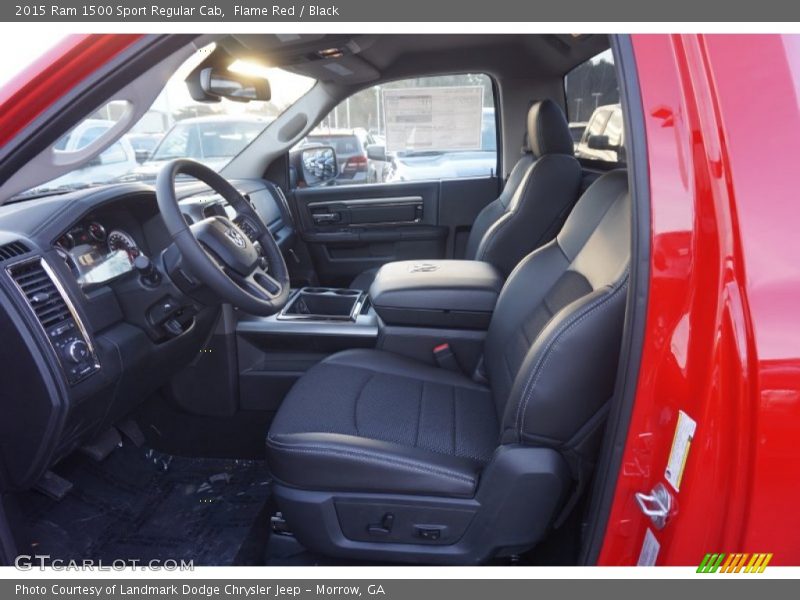 Flame Red / Black 2015 Ram 1500 Sport Regular Cab