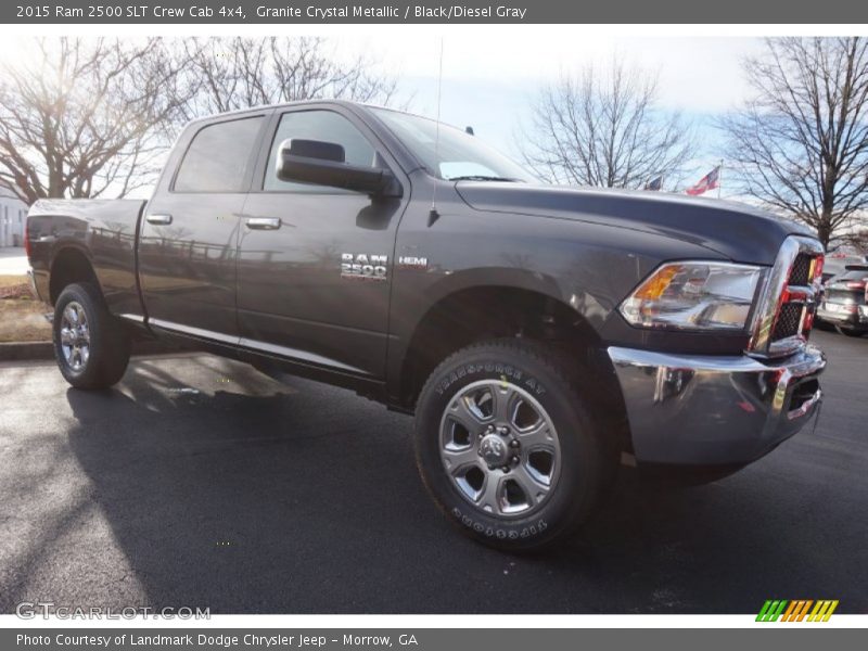 Granite Crystal Metallic / Black/Diesel Gray 2015 Ram 2500 SLT Crew Cab 4x4