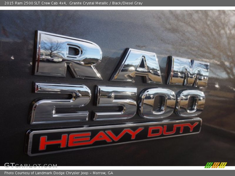 Granite Crystal Metallic / Black/Diesel Gray 2015 Ram 2500 SLT Crew Cab 4x4