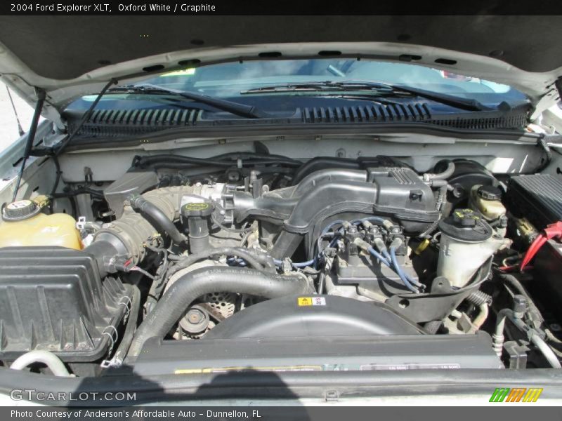 Oxford White / Graphite 2004 Ford Explorer XLT
