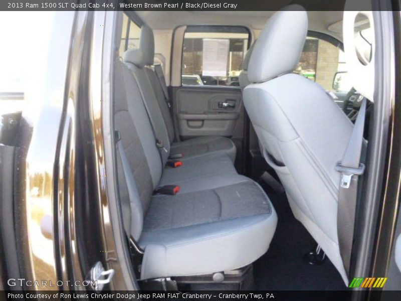 Western Brown Pearl / Black/Diesel Gray 2013 Ram 1500 SLT Quad Cab 4x4