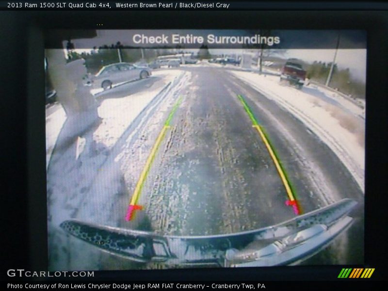 Western Brown Pearl / Black/Diesel Gray 2013 Ram 1500 SLT Quad Cab 4x4