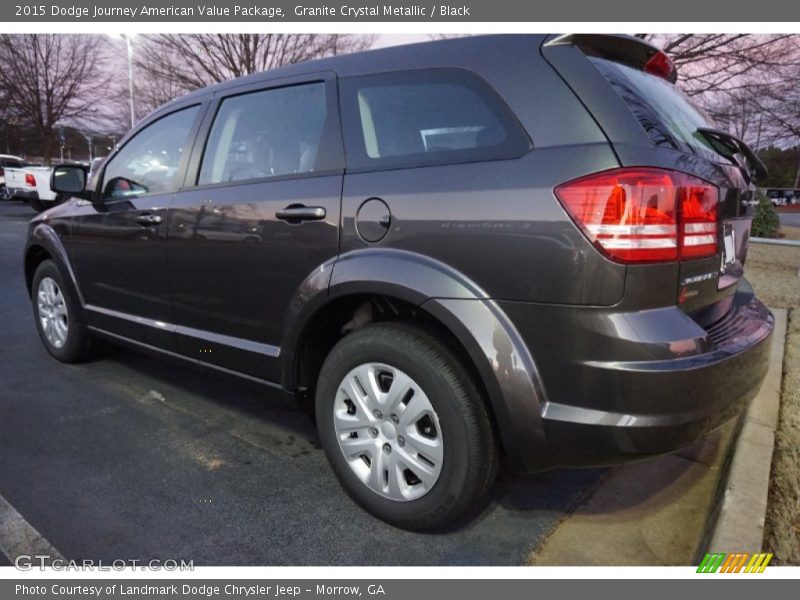 Granite Crystal Metallic / Black 2015 Dodge Journey American Value Package