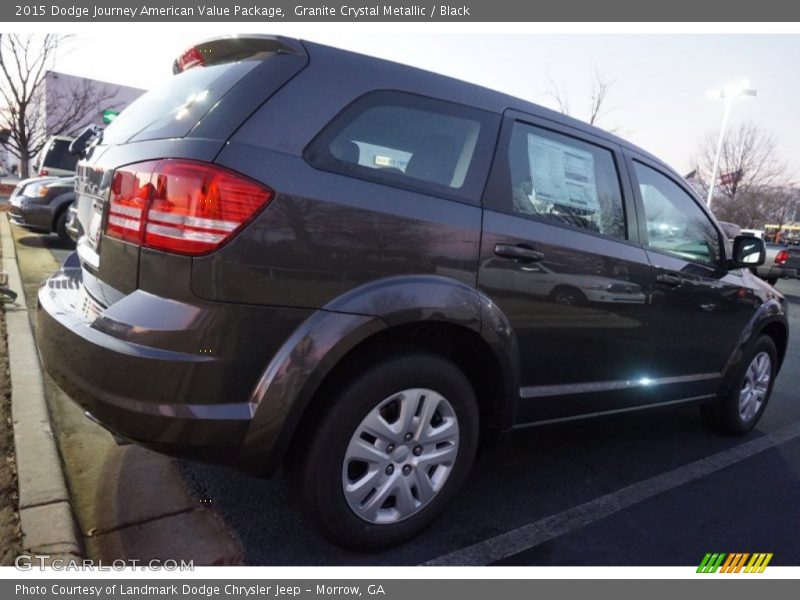 Granite Crystal Metallic / Black 2015 Dodge Journey American Value Package