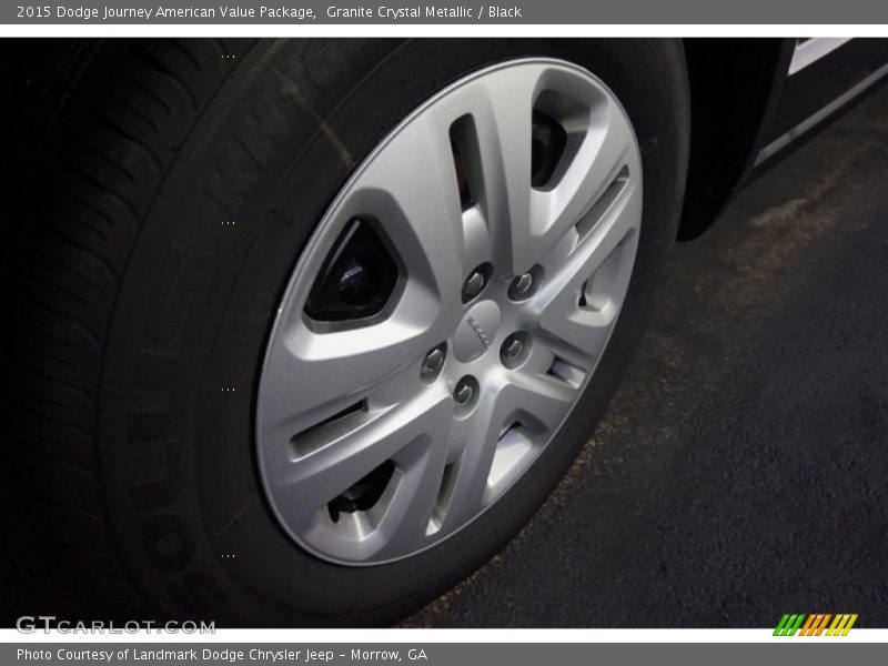Granite Crystal Metallic / Black 2015 Dodge Journey American Value Package