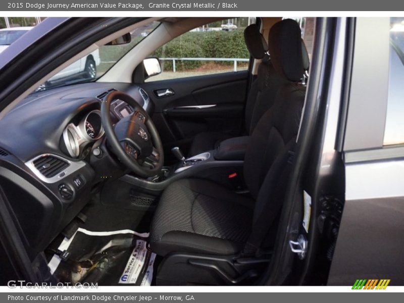 Granite Crystal Metallic / Black 2015 Dodge Journey American Value Package