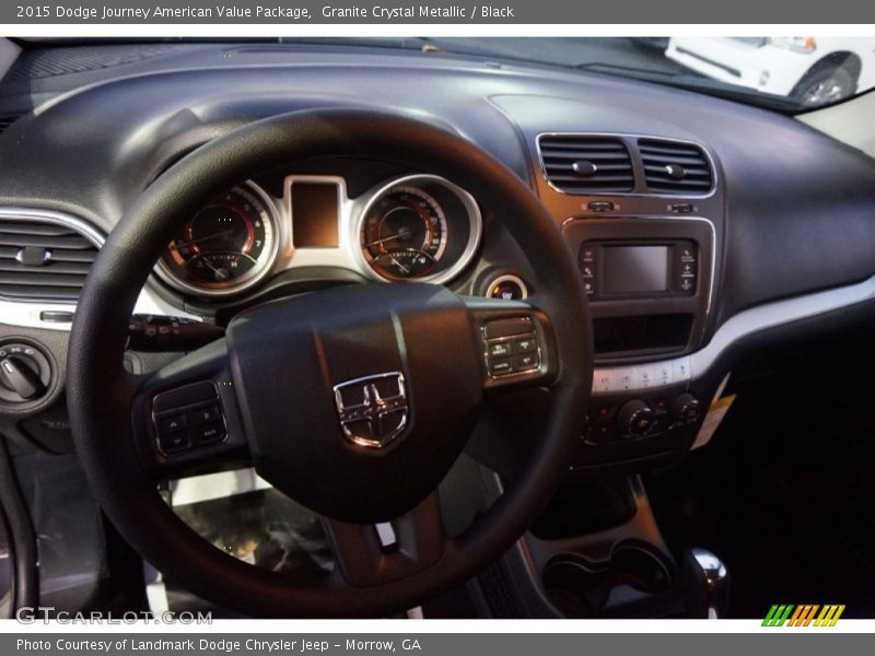 Granite Crystal Metallic / Black 2015 Dodge Journey American Value Package