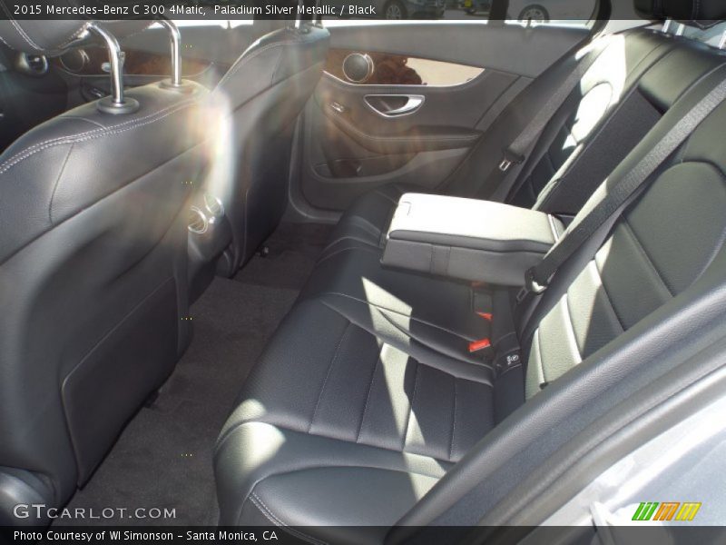 Paladium Silver Metallic / Black 2015 Mercedes-Benz C 300 4Matic