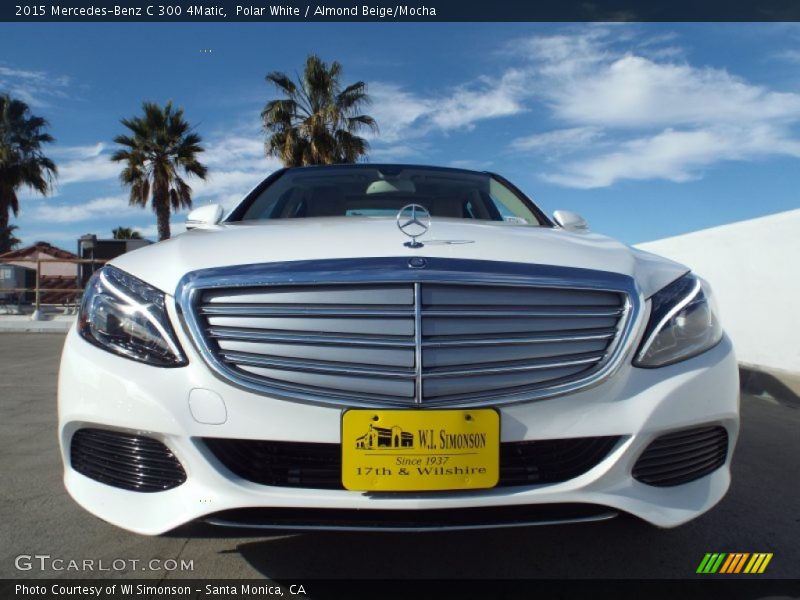 Polar White / Almond Beige/Mocha 2015 Mercedes-Benz C 300 4Matic