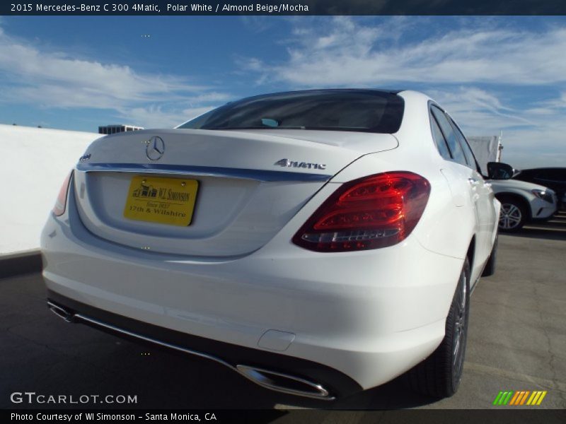 Polar White / Almond Beige/Mocha 2015 Mercedes-Benz C 300 4Matic
