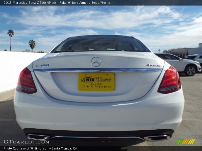 Polar White / Almond Beige/Mocha 2015 Mercedes-Benz C 300 4Matic