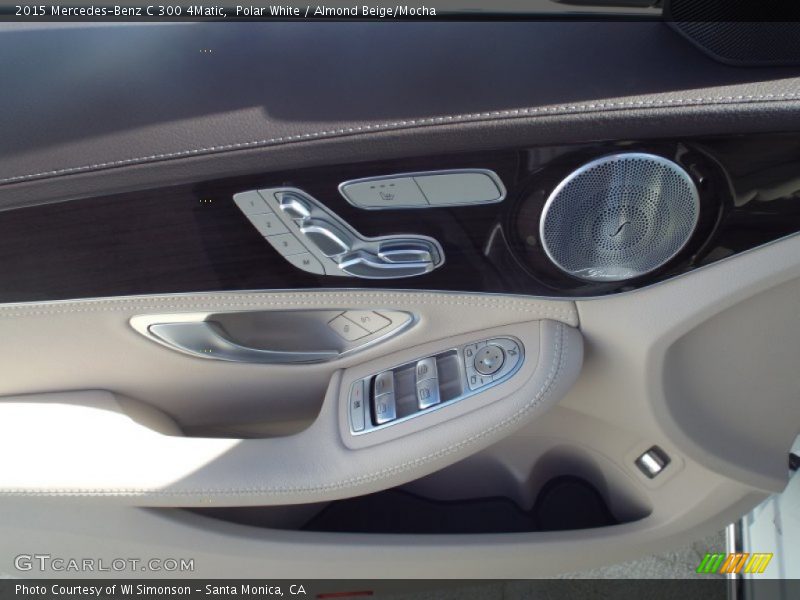Polar White / Almond Beige/Mocha 2015 Mercedes-Benz C 300 4Matic