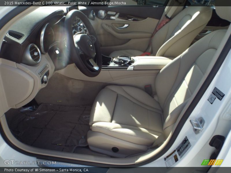 Polar White / Almond Beige/Mocha 2015 Mercedes-Benz C 300 4Matic