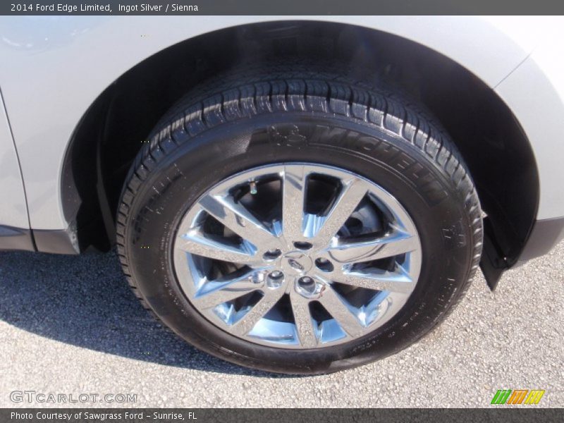 Ingot Silver / Sienna 2014 Ford Edge Limited