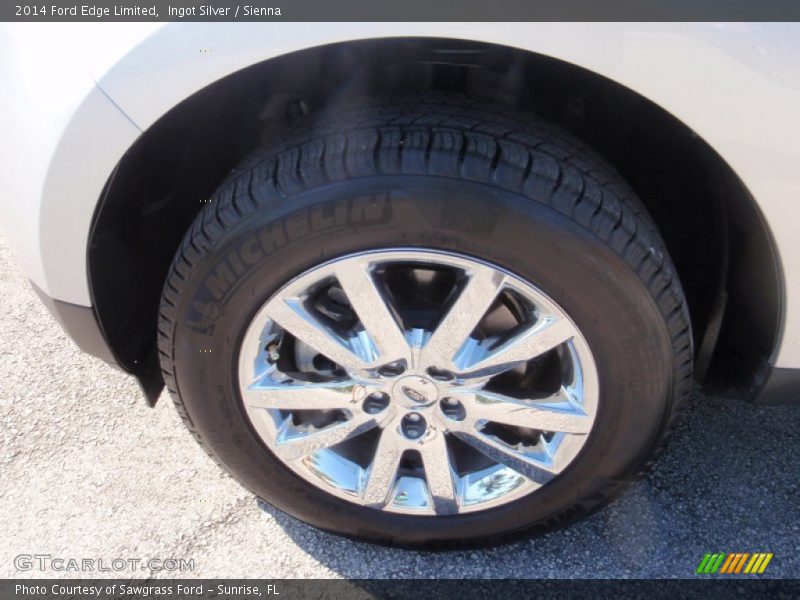 Ingot Silver / Sienna 2014 Ford Edge Limited
