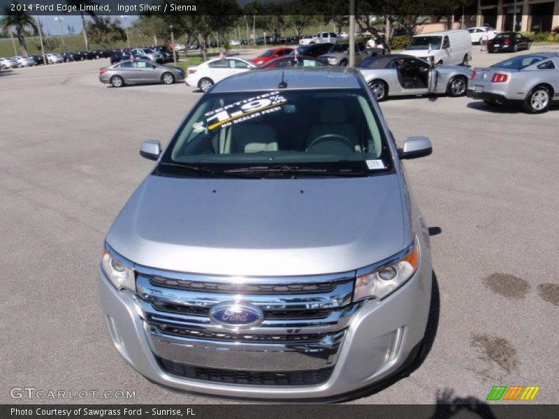 Ingot Silver / Sienna 2014 Ford Edge Limited
