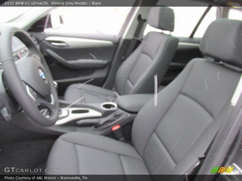 Mineral Grey Metallic / Black 2015 BMW X1 xDrive28i