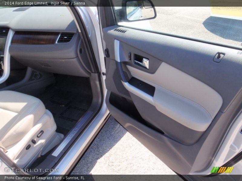 Ingot Silver / Sienna 2014 Ford Edge Limited