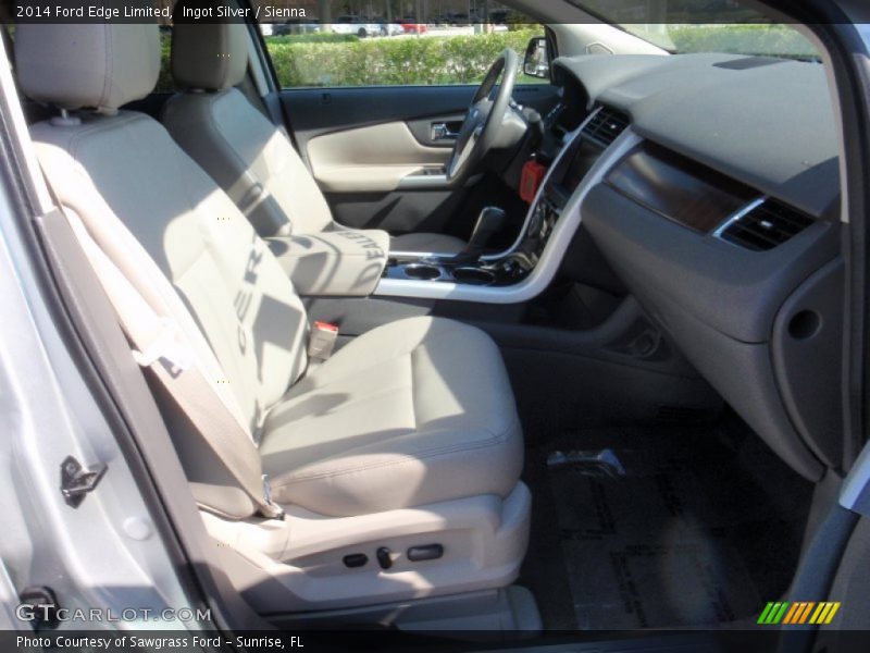 Ingot Silver / Sienna 2014 Ford Edge Limited