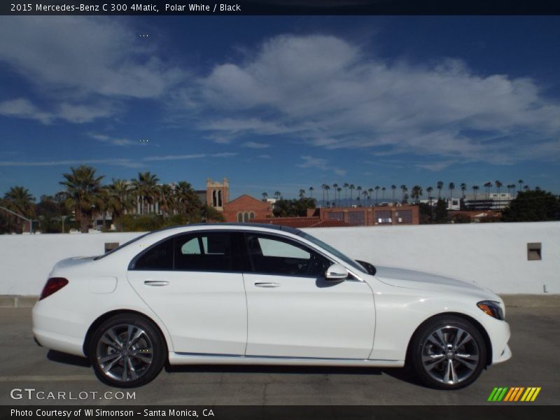 Polar White / Black 2015 Mercedes-Benz C 300 4Matic