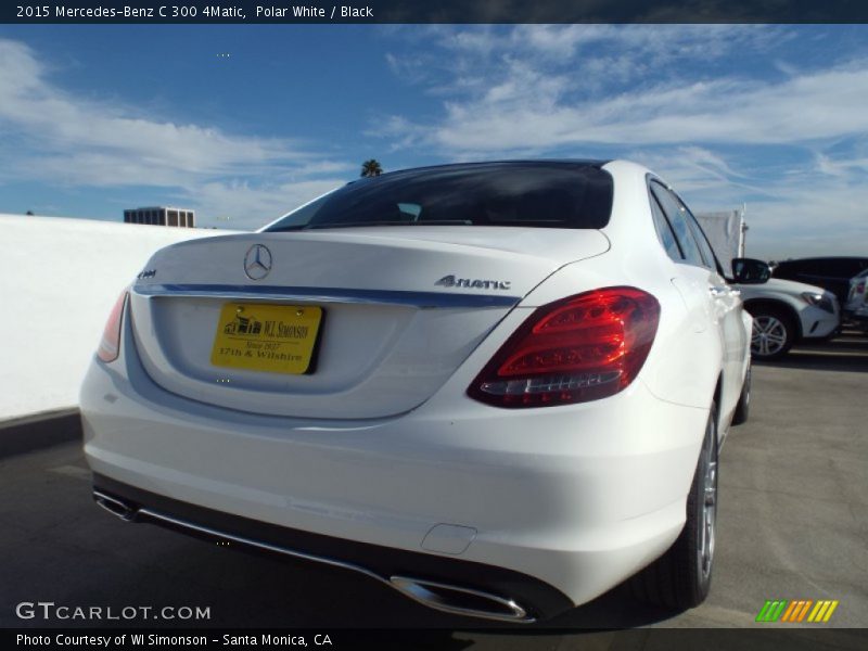 Polar White / Black 2015 Mercedes-Benz C 300 4Matic