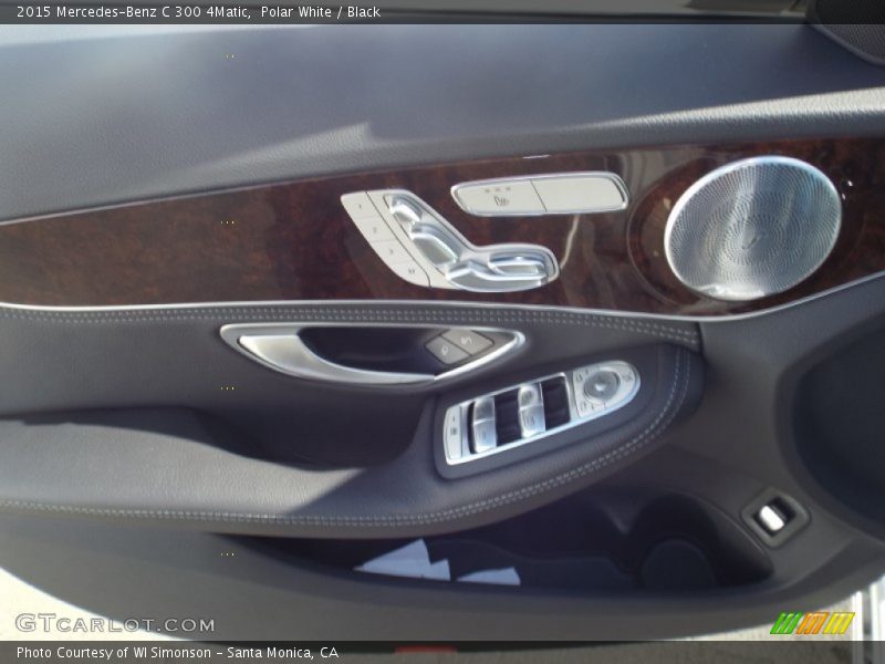 Polar White / Black 2015 Mercedes-Benz C 300 4Matic