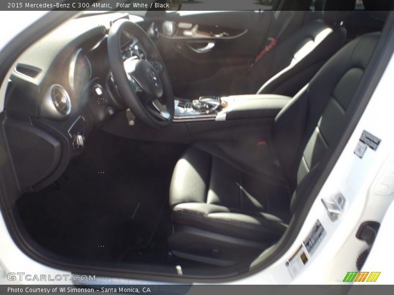 Polar White / Black 2015 Mercedes-Benz C 300 4Matic