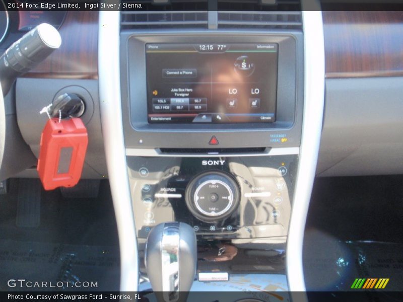 Ingot Silver / Sienna 2014 Ford Edge Limited