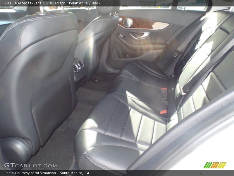 Polar White / Black 2015 Mercedes-Benz C 300 4Matic