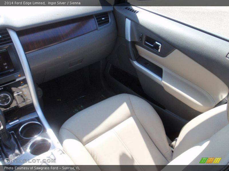 Ingot Silver / Sienna 2014 Ford Edge Limited