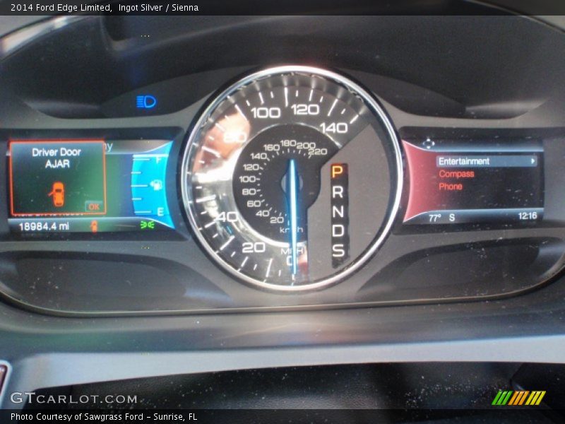 Ingot Silver / Sienna 2014 Ford Edge Limited