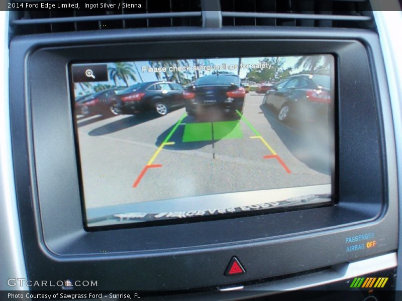 Ingot Silver / Sienna 2014 Ford Edge Limited