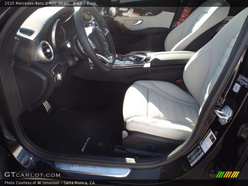 Black / Black 2015 Mercedes-Benz C 400 4Matic