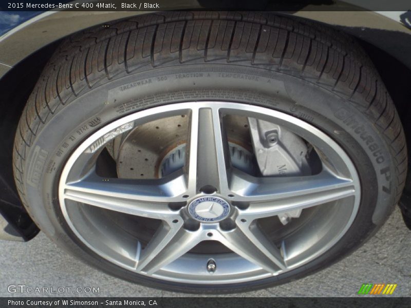 Black / Black 2015 Mercedes-Benz C 400 4Matic